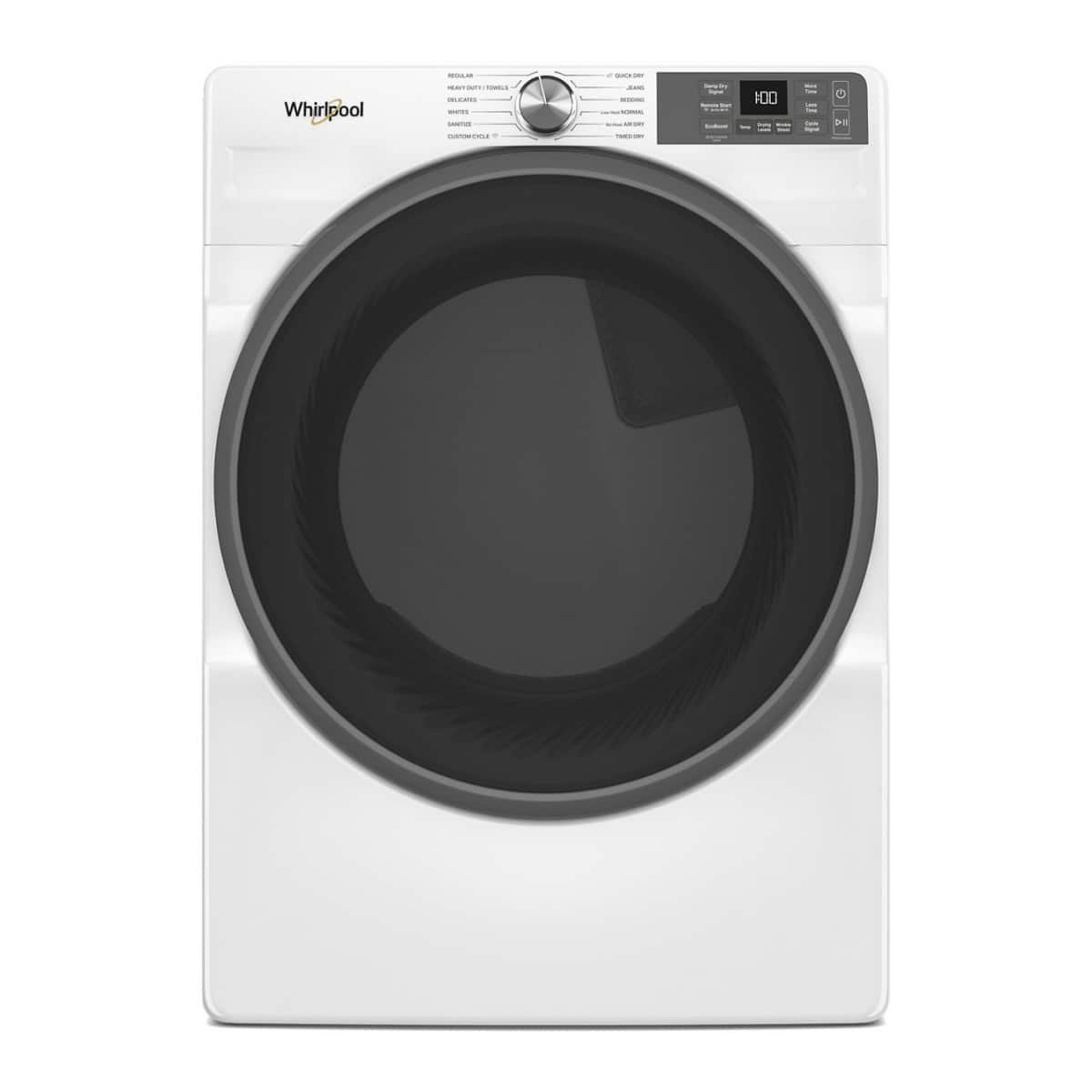 775d9786-09bd-4bf5-866f-a4e4f42df621.jpg Whirlpool – 7.4 cu. ft. Smart Front Load ENERGY STAR Gas Dryer with Wrinkle Shield Option – White - Image 1