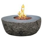 Elementi Boulder Outdoor Fire Pit Table