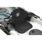Brooklyn Kayak UH-FK184-GRY 9 ft. 2 in. Sit on Top Single Fishing Kayak Seat And Paddle – Grey Camo - Image 4