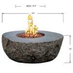 Elementi Boulder Outdoor Fire Pit Table - Image 7