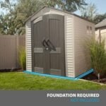 Lifetime 7 Ft. x 7 Ft. Outdoor Storage Shed - Image 6
