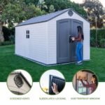 8 Ft. x 15 Ft. Outdoor Storage Shed - Image 4