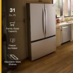 Whirlpool – 36 in. Wide 31 Cu.Ft. French Door Refrigerator with Ice Maker and Family-Sized Capacity – Fingerprint-Resistant Stainless Finish - Image 4