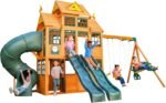 KidKraft Falcon Ridge Wooden Swing Set/Playset - Image 7