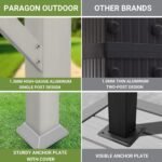Paragon Outdoor Florence Freestanding Pergola PR100N1 - Image 5
