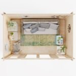 BillyOh Log Cabin Summerhouse Garden Office Studio Summer House Modern Pent Carmen Outdoor Room 12 x 8 - Image 6