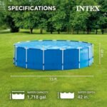 Intex 15′ x 48′ Metal Frame Above Ground Pool Set - Image 6