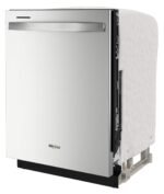 Whirlpool – 24 inch Top Control Built-in Stainless Steel Tub Dishwasher with 3rd Rack, Water Repellent Silverware Basket,  41 dBA – Stainless Steel - Image 2