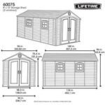 Lifetime 8 Ft. x 15 Ft. Outdoor Storage Shed - Image 25