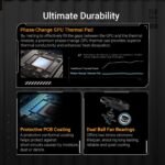 ASUS – TUF Gaming NVIDIA GeForce RTX 5090 32GB GDDR7 PCI Express 5.0 Graphics Card – Black - Image 6