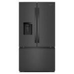 Whirlpool – 36 in. Wide 30 cu. ft. French Door Bottom Freezer Refrigerator with In-Door Water and Ice Maker – Black Stainless Steel