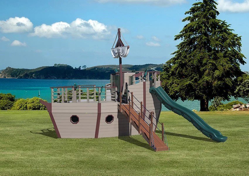 910_PolyShipAhoy_OceanBG.jpg Play-Mor Youngster Yacht - Image 1