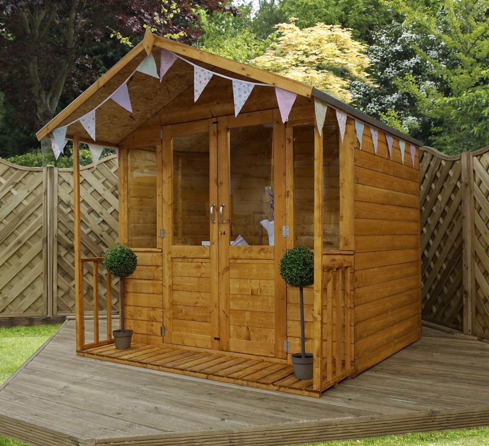 918BN4aee0L.jpg Wooden Summerhouse/Log Cabin Shed - Image 1