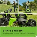 Greenworks 80V 21″ Cordless Self-Propelled Lawn Mower - Image 2
