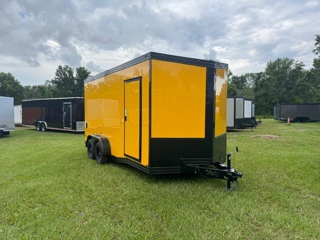 96151.jpg 2025 7X16TA ENCLOSED CARGO TRAILER 84” 9615 - Image 1
