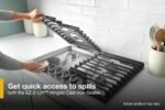 Whirlpool – 36 in. Wide 5 burners Built-In Gas Cooktop with EZ-2-Lift Hinged Cast-Iron Grates – Stainless Steel - Image 7