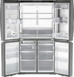 GE Profile – 36 in. Wide 22.9 Cu. Ft. 4-Door French Door Counter-Depth Smart Refrigerator with Dual-Dispense AutoFill Pitcher – Stainless Steel - Image 5