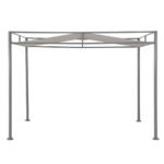 SUNJOY 10x10 Darkeford Metal Pergola with Sling Fabric Canopy - Gray - Image 10
