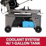JET 7″ x 12″ Deluxe Horizontal/Vertical Bandsaw, 3/4 HP, 115/230V 1Ph (Model HVBS-712D) - Image 5