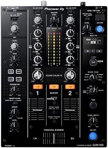 B01LYVE8KC-0-1756495374024.jpg Pioneer DJ DJM-450 2-Channel DJ Mixer - Image 1