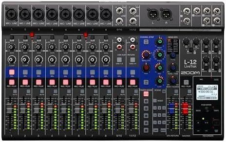 B074G25D6Y-0-1756498499432.jpg Zoom L-12 -Channel Mixer – Powered - Image 1