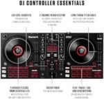 Numark Mixtrack Platinum FX Serato DJ Controller with Jog Wheel Displays, 4 Decks, Mixer, Effects Paddles and (Audio Interface) - Image 3