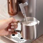 Café Affetto Automatic Espresso Machine + Milk Frother | Built-In & Adjustable Espresso Bean Grinder | One-Touch Brew in 90 Seconds | Steel Silver, 1.2 Liter, (C7CEBBS2RS3) - Image 9