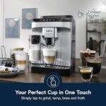 De’Longhi Magnifica Evo Automatic Espresso & Coffee Machine with Auto Milk Frother, Built-in Grinder & Auto-Clean Function – For Latte, Cappuccino, Americano, Iced Coffee, ECAM29084SB , Silver - Image 3