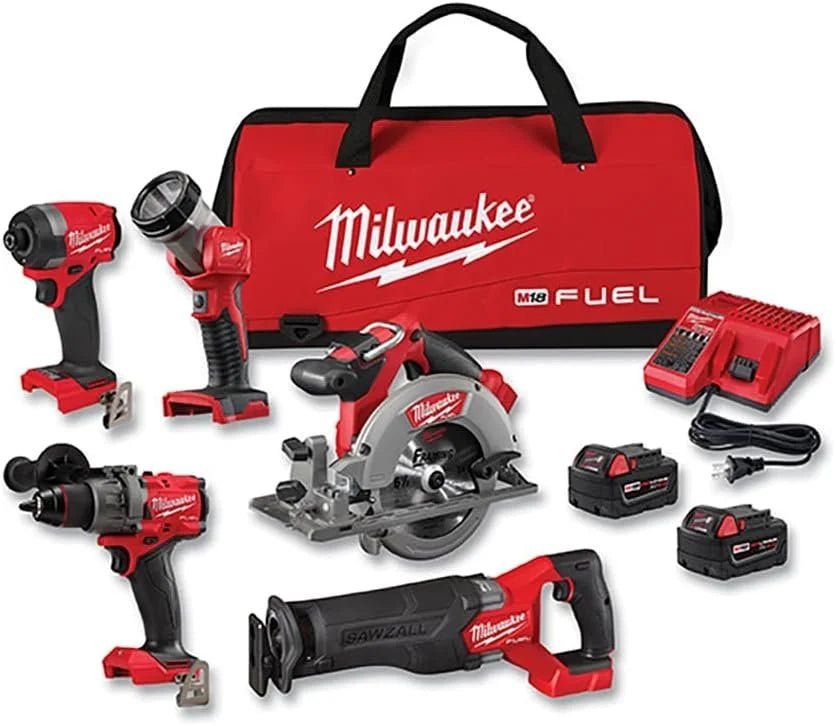 B0C6BQG3PN-0-1756241416373.jpg Milwaukee M18 FUEL 5 Tool Combo Kit - Image 1