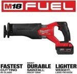 Milwaukee M18 FUEL 18V Lithium-Ion Brushless Cordless Combo Kit with Two 5.0 Ah Batteries, 1 Charger, 2 Tool Bags (7-Tool) - Image 8