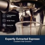 De’Longhi La Specialista Arte Evo Espresso Machine – Compact Cold Brew Coffee Maker with Grinder, Milk Steam Wand/Frother & Tamping Tools – Home Barista Kit for Lattes, Cappuccinos, Iced Coffee - Image 5