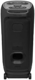 JBL Partybox Ultimate – Multi Purpose Party Speaker, with Wi-fi & Bluetooth Connectivity, Wireless, Lightshow, IPx4 Slashproof, Dual Mic & Guitar Inputs, Handle & Sturdy Wheels, Black - Image 9