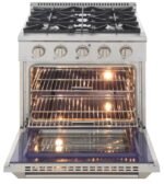 Kucht 30 Gas Range in Titanium - Image 6