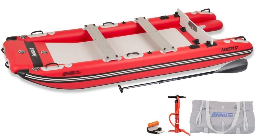 FASTCAT12K_D.jpg Sea Eagle FastCat12™ Catamaran Inflatable Boat - Image 1