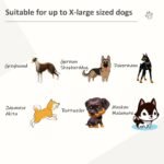 Heavy Duty Dog Cage Metal Kennel and Crate Dog Playpen with Lockable Wheels, Slide-out Tray, Food Bowl and Double Doors - Image 4