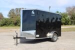 Spartan 6X10 Base Black Enclosed Cargo Trailer | Black | - Image 2