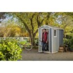 Keter Manor 4 ft. W x 6 ft. D Vertical Resin Outdoor Storage Shed Ideal For Patio - Image 17