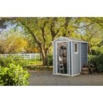 Keter Manor 4 ft. W x 6 ft. D Vertical Resin Outdoor Storage Shed Ideal For Patio - Image 5