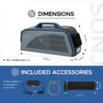 SUNJOY IceCove Portable Air Conditioner for Outdoor Tents and Indoors - Blue - Image 9