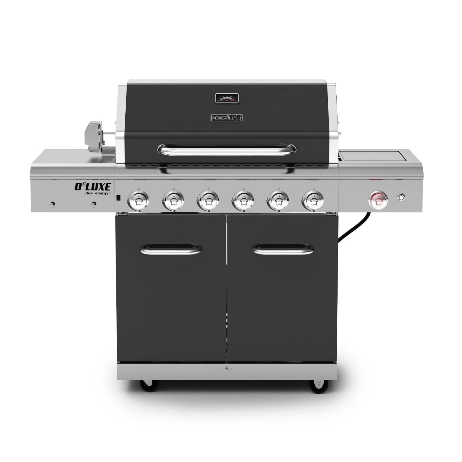 Nexgrill-Deluxe-6-Burner-Propane-Gas-Grill-Ceramic-Searing-Side-Burner-Rotisserie-Kit-60-000-BTUs-Output-Stainless-Steel-Control-Panel-BBQ-Grill-Perf_505ca32e-ff19-43ba-8097-d6541407b.jpg Nexgrill Deluxe 6-Burner Propane Gas Grill with Ceramic Searing Side Burner, Rotisserie Kit, 60,000 BTUs Output, and Stainless Steel Control Panel, BBQ Grill Perfect for Outdoor Gatherings 720-0896B - Image 1