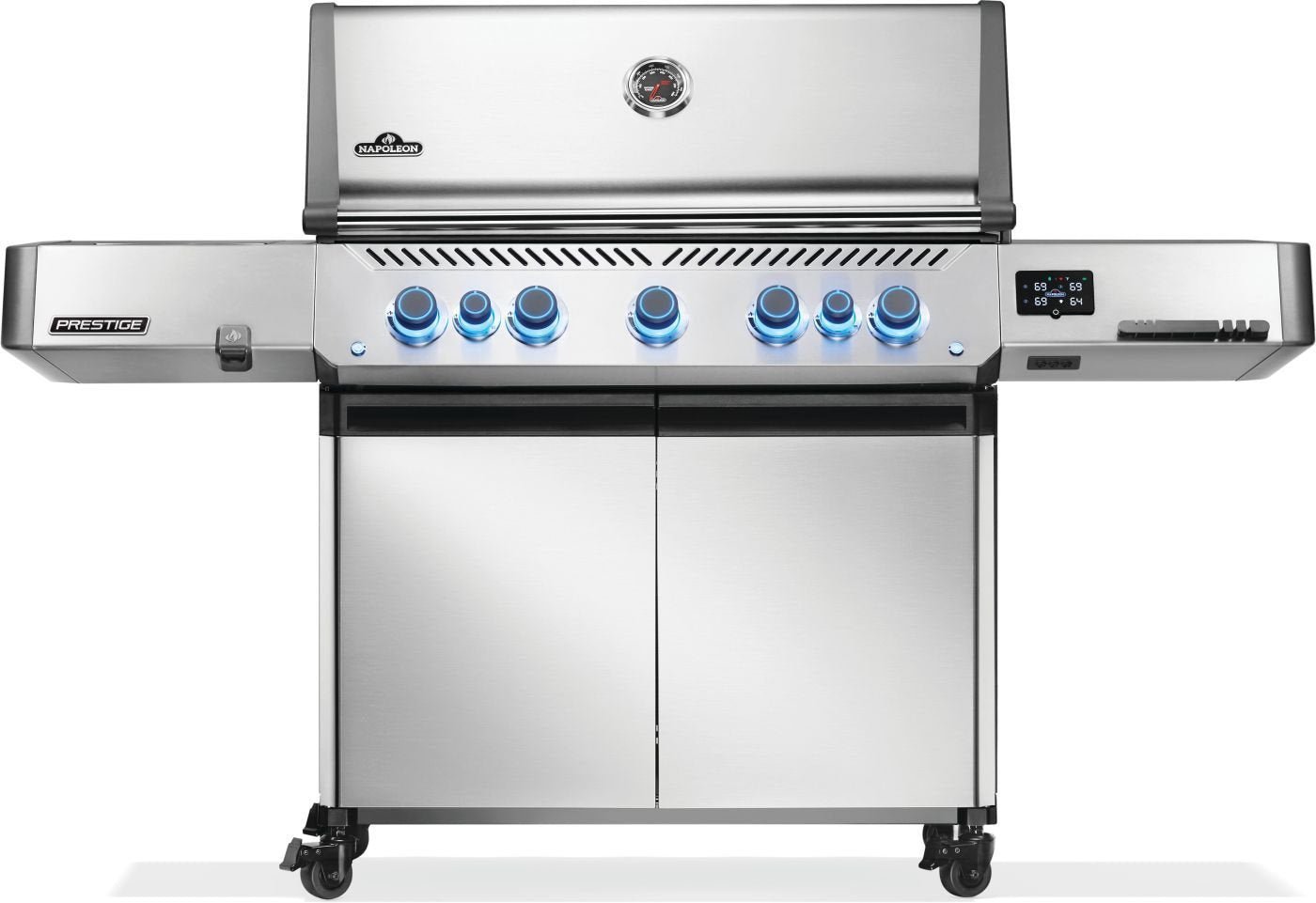 P665VXRSIBNSS-Web-Gallery-01-Original_JPG-Prestige-P665VXRSIBPSS_Connected_Prod_Str_F.jpg Napoleon Prestige 665 Connected, Gas Grill with Infrared Side and Rear Burner - Image 1