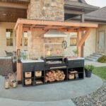 Timber Rock Outdoor Cook Station with Argentine Grill - Image 4