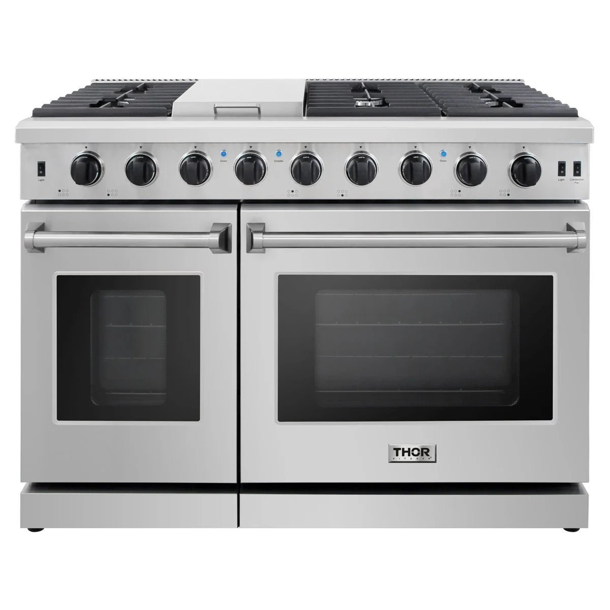 ThorKitchen48_4.6CubicFeetSmartLiquidPropaneFreeStandingRangewith6Burners.jpg Thor Kitchen 48-Inch Gas Range - Image 1