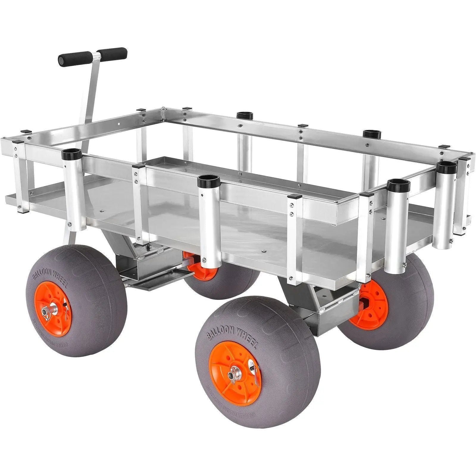 VEVOR-Beach-Fishing-Cart-500-lbs-Load-Capacity-Fish-and-Marine-Cart-with-Four-13-Big-Wheels-PU-Balloon-Tires-for-Sand-Heavy-Duty-Aluminum-Pier-Wagon-Trolley-with-6-Rod-Holders-for-Fis-1.jpg 500 lbs Beach Fishing Cart, 13âŗ PU Balloon Tires, Heavy-Duty Aluminum Frame, 6 Rod Holders, DOBA-MC500 - Image 1
