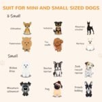 31″L Wooden Decorative Dog Cage Kennel Wire Door with Lock Small Animal House with Openable Top Removable Bottom Grey - Image 4