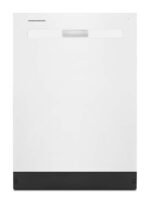 Whirlpool – 24 inch Quiet Dishwasher with Boost Cycle and Pocket Handle – White