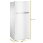 Whirlpool – 18 Cu. Ft. Wide Refrigerator Compatible With The EZ Connect Icemaker Kit – White - Image 3