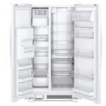 Whirlpool – 36 in. Wide 25 cu. ft. Side-by-Side Refrigerator – White - Image 2
