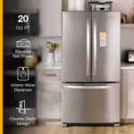 Whirlpool – 36 in. Wide 20 cu. ft. French Door Bottom Mount Counter-Depth Refrigerator – Stainless Steel - Image 4