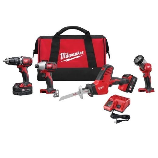 b892236e33834a11b7ecb20f12d64285.jpg M18™ Cordless LITHIUM-ION 4-Tool Combo Kit - Image 1